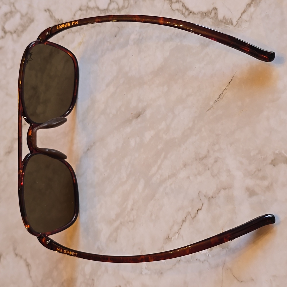 NWOT - Maui Jim Keokea Tortoise polarized aviator sunglasses with travel case - Picture 6 of 6